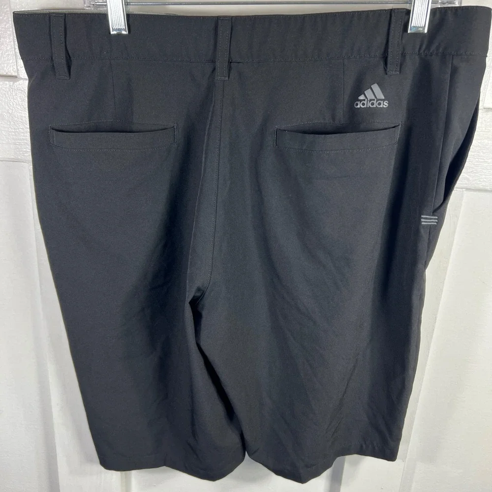 Adidas Ultimate365 Golf Shorts Mens 34 Black Performance Stretch Activewear 1676